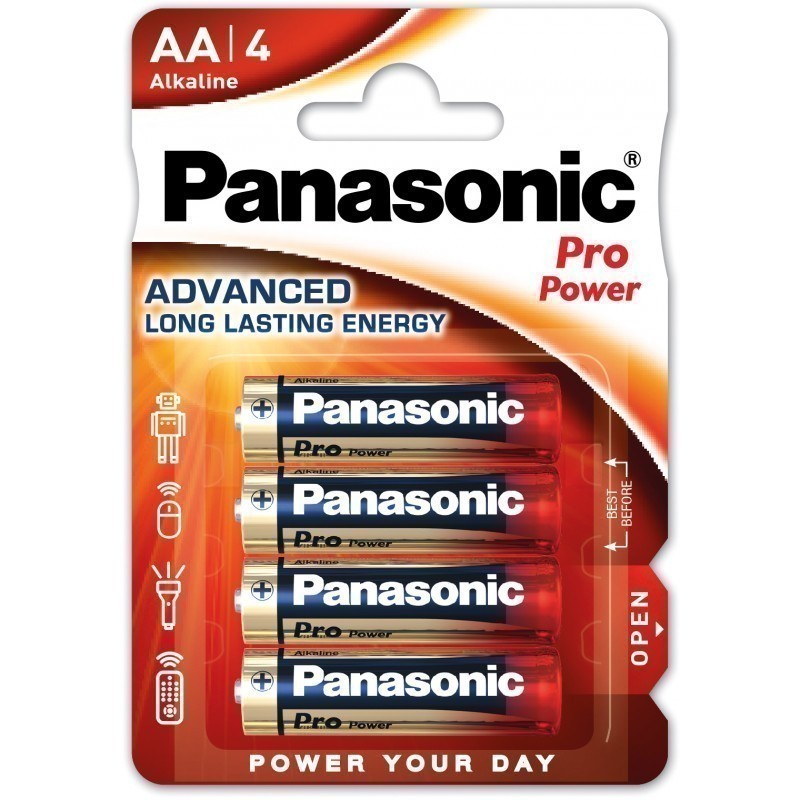 Μπαταρίες Panasonic AAx4 LR6 pro power 1.5V αλκαλικές