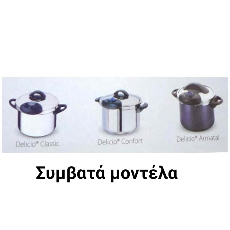 Λάστιχο καπακιού χύτρας tefal/seb delicio 8/10L (original) 980158 εσωτ. διάμετρος 25.3cm